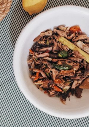 Foto resep Tongkol suwir pedas