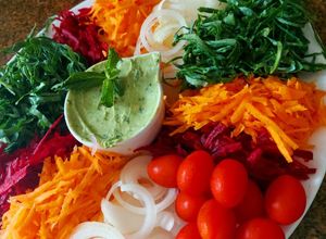 Foto de Salada Colorida de Natal