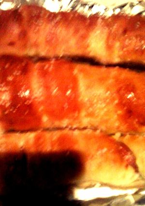 A picture of Soft Pretzel Wrapped Cheesy Dogs.