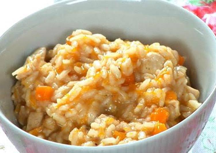 How to Prepare Super Quick Homemade Healthy Risotto With Carrots, Tomatoes, Chicken