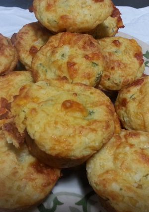 A picture of Mama's Mexican cornbread muffins.