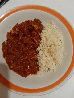 Una foto de Bistec en salsa de tomate guaje asado