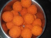 A picture of kaju laddoo