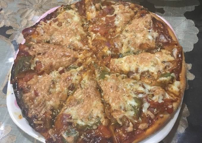Veg pizza #valentinespecial
#mealfortwo