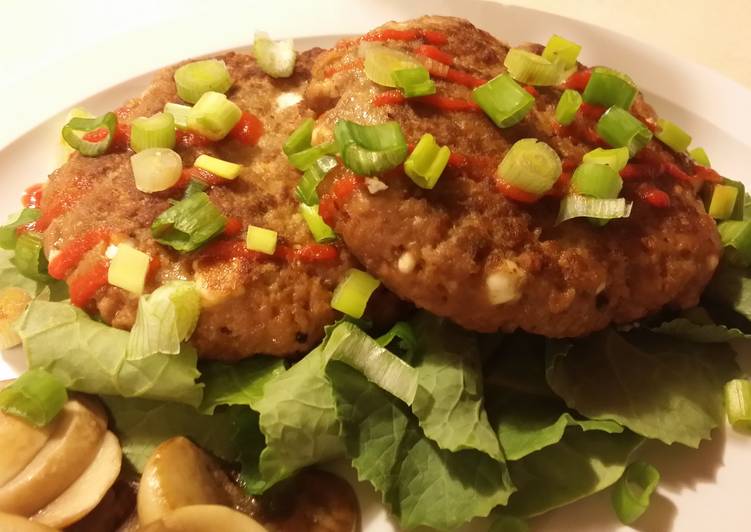 Recipe of Homemade Sriracha Feta Burgers or Meatballs