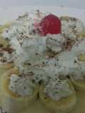 Banana con chantilly... 🍌🍶