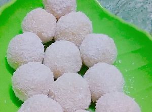 صورة لوصفة كرات جوز الهند