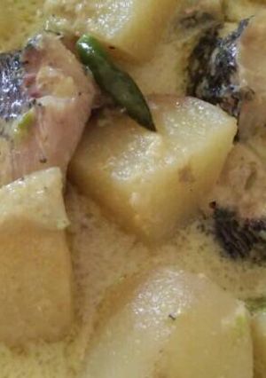 Foto resep Gulai ikan gabus kentang