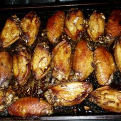 A picture of Ginger Garlic Baked Wings.
