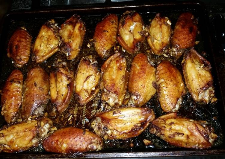 Easiest Way to Prepare Super Quick Homemade Ginger Garlic Baked Wings