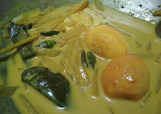 Telur Santan Labu Siam (Waluh)