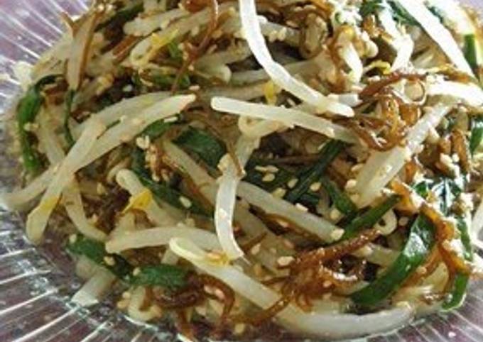 Simple Way to Prepare Homemade Umami-Rich Mozuku Seaweed and Bean Sprout Namul