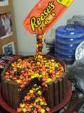 Reese's gravity cake