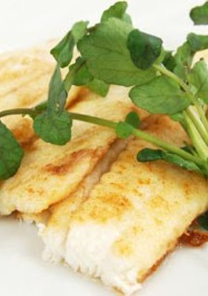 A picture of Flounder Meunière.