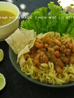 Foto resep Mie Ayam Homemade (non msg)