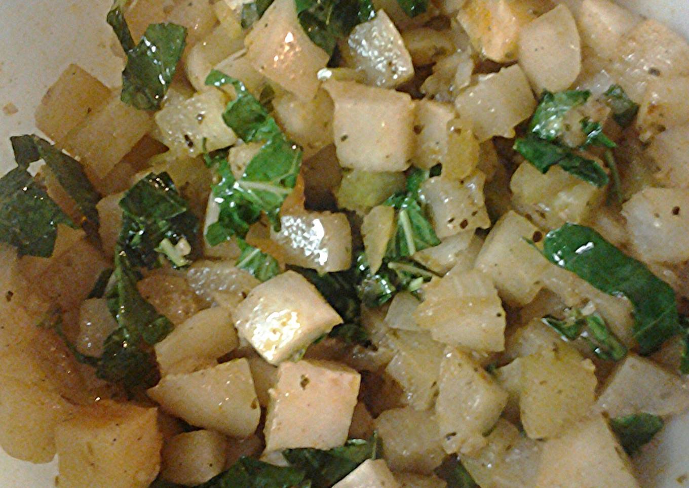 Kohlrabi and turnips