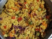 Una foto de repollo morado vegano