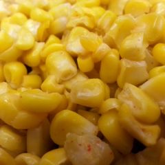 A picture of Corn w/ Coconut & Diced Green Chiles.