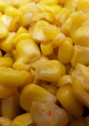 A picture of Corn w/ Coconut & Diced Green Chiles.