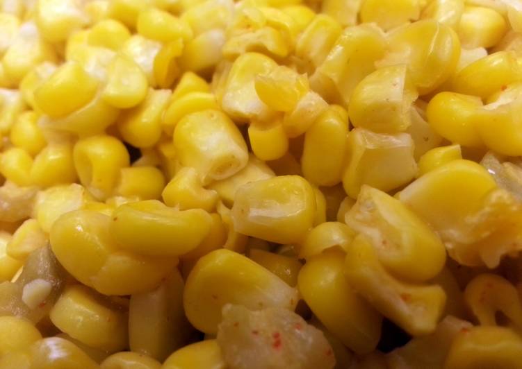 How to Make Scrummy Corn w/ Coconut & Diced Green Chiles
