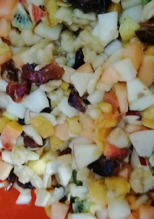 A picture of Fruit chaat.