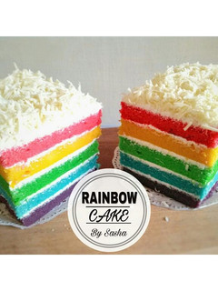 Foto resep Rainbow Cake Kukus Ny.Liem 😋