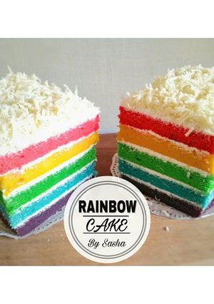 Foto resep Rainbow Cake Kukus Ny.Liem 😋