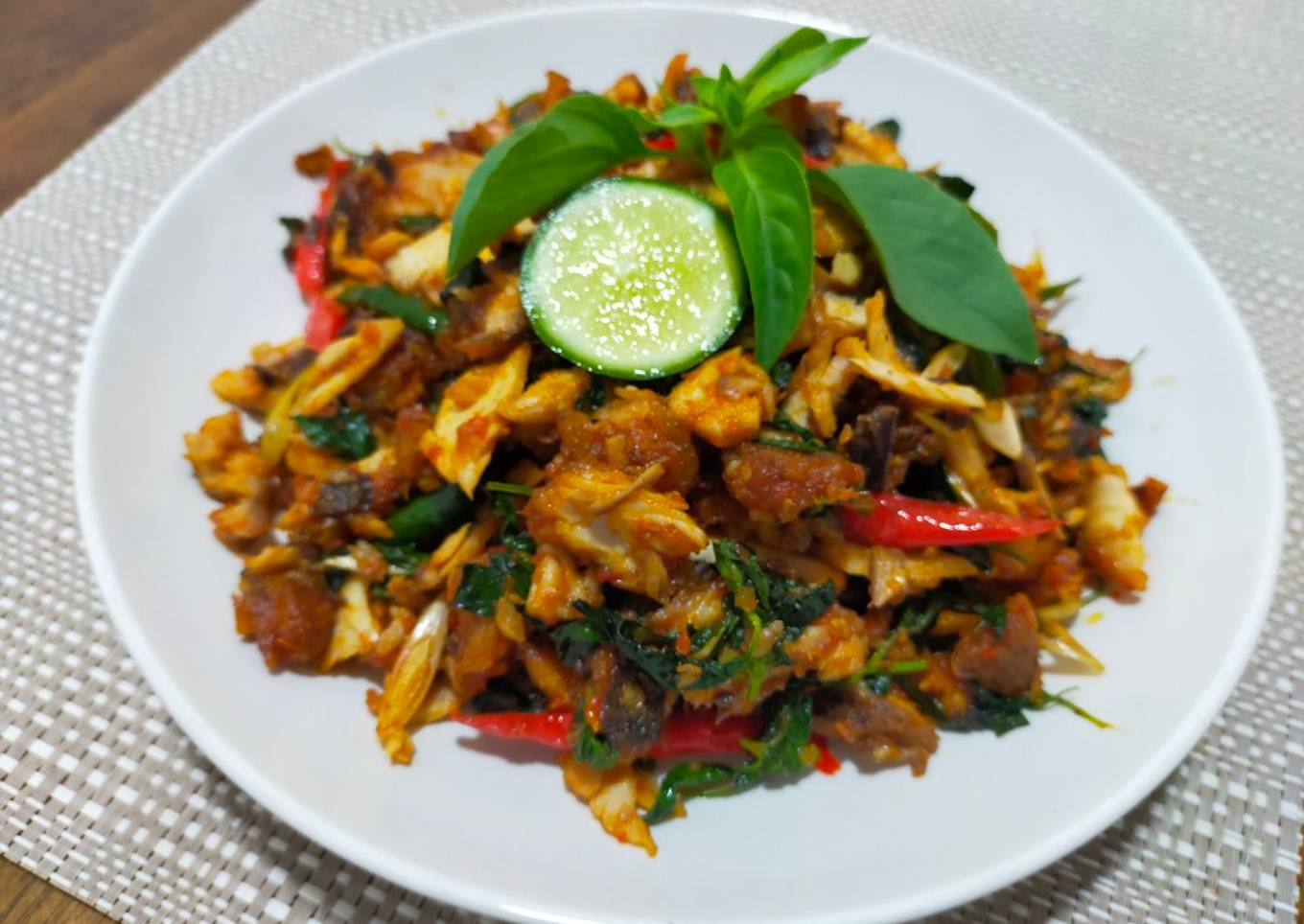 Resep ikan tongkol suwir kemangi ala Shebb's Kitchen