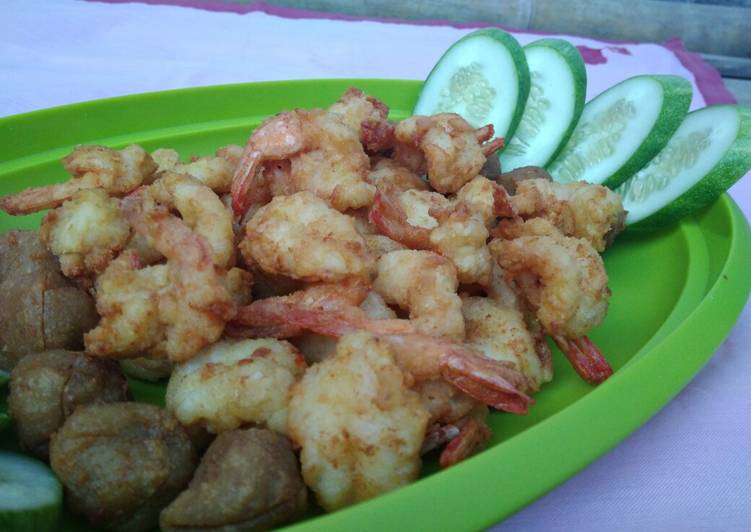 Udang dan baso crispy Kreesss #bikinramadhanberkesan