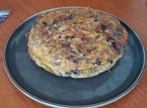Una foto de Tortilla de Repollo Rojo