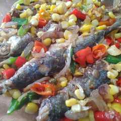A picture of Tumis ikan peda jagung.