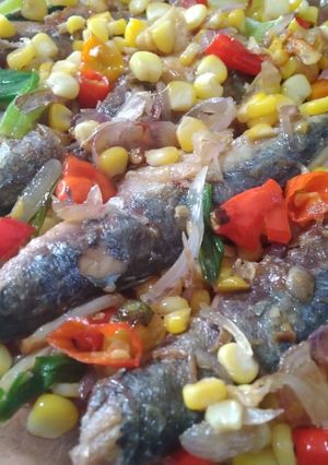 Foto resep Tumis ikan peda jagung