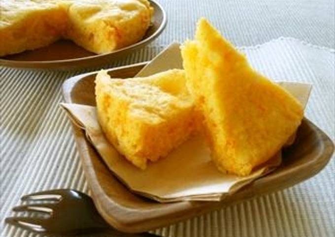 Microwaved Steamed Carrot Bread