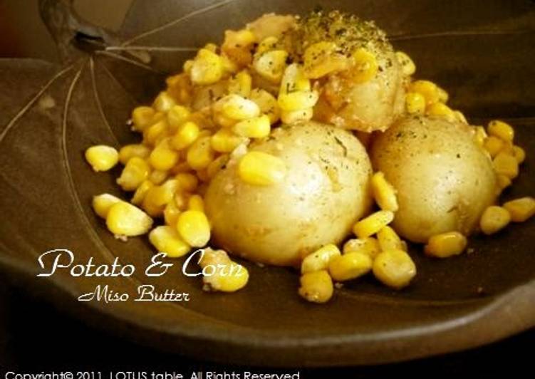 Recipe of Speedy Potatoes and Corn With Miso Butter