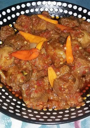 Foto resep Oseng super pedas tetelan sapi&bakso