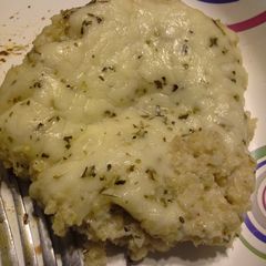 A picture of Cauliflower, Quinoa and Cheese Casserole.