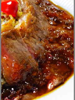 A picture of A Chef's Recipe for Umeboshi Flavored Hamburger & Steak Sauce.