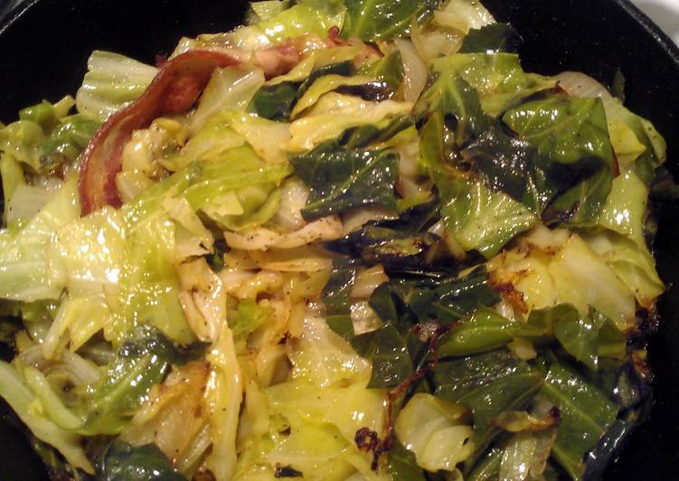 smothered cabbage