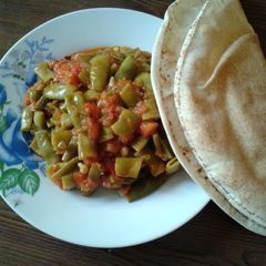 A picture of Lebanese Green Beans.