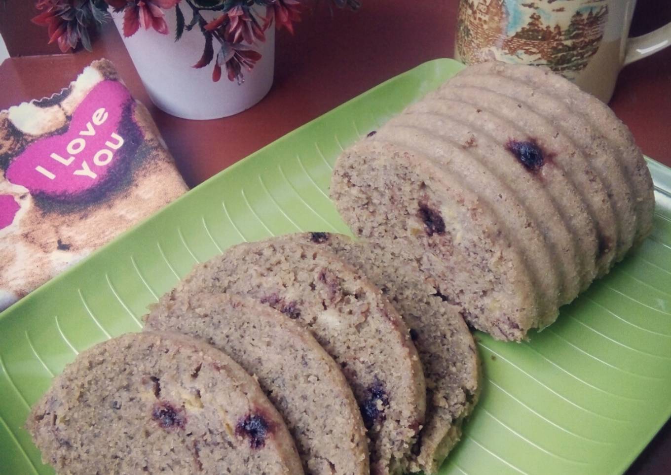 Cake/Bolu Pisang Kopi Kukus (no mixer)