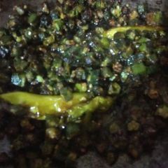 A picture of Lady finger stir fry.