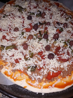 Foto principal de Masa de pizza casera🍕y preparación de pizza 2*1
