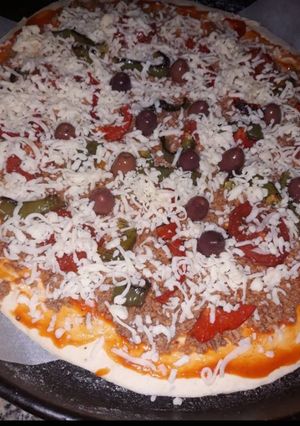 Foto principal de Masa de pizza casera🍕y preparación de pizza 2*1