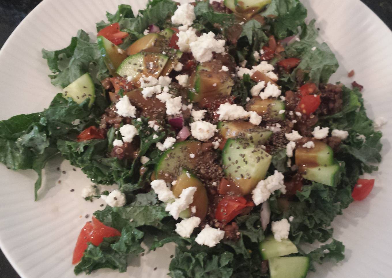 Cabbage: cereal salad