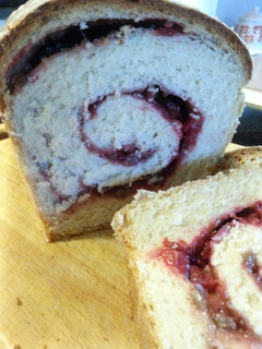 A picture of Cranberry Swirl Bread.