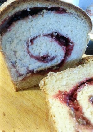 A picture of Cranberry Swirl Bread.