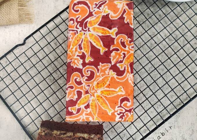 Resep Trio Chocomocca Batik Cake Motif Ikan Tambal Khas Kepri Oleh Mira