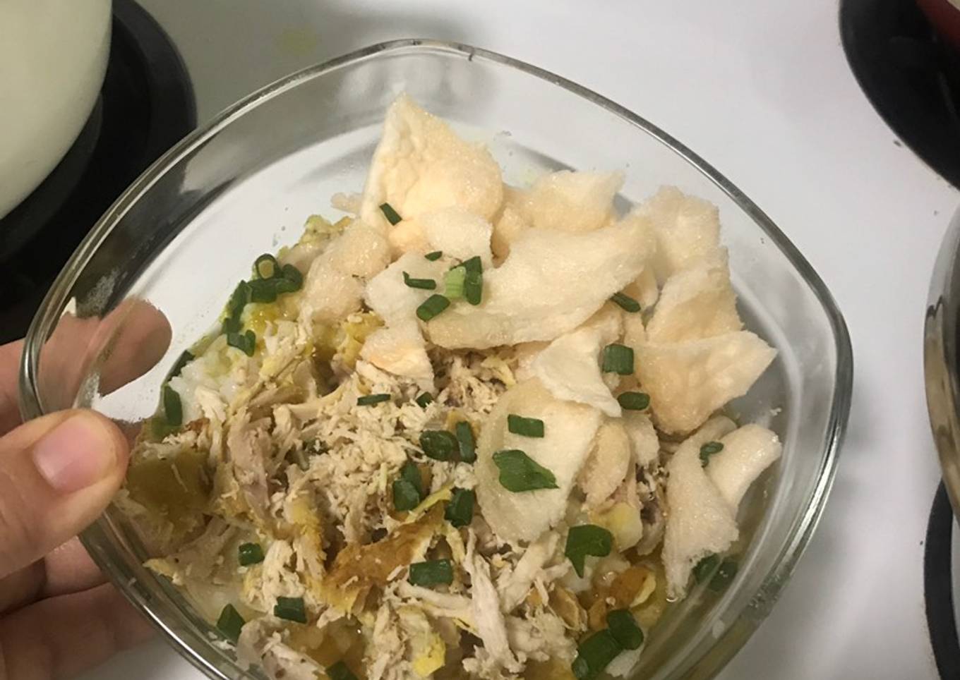 Bubur Ayam Sakiceup (left over nasi soto ayam)