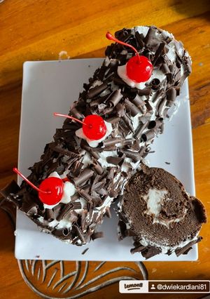 Foto resep Blacforest roll cake