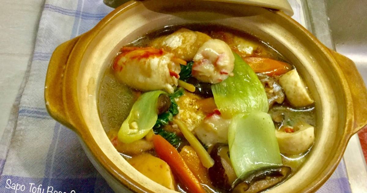 Resep Sapo Tofu Baso Seafood Oleh Susy Chen Cookpad